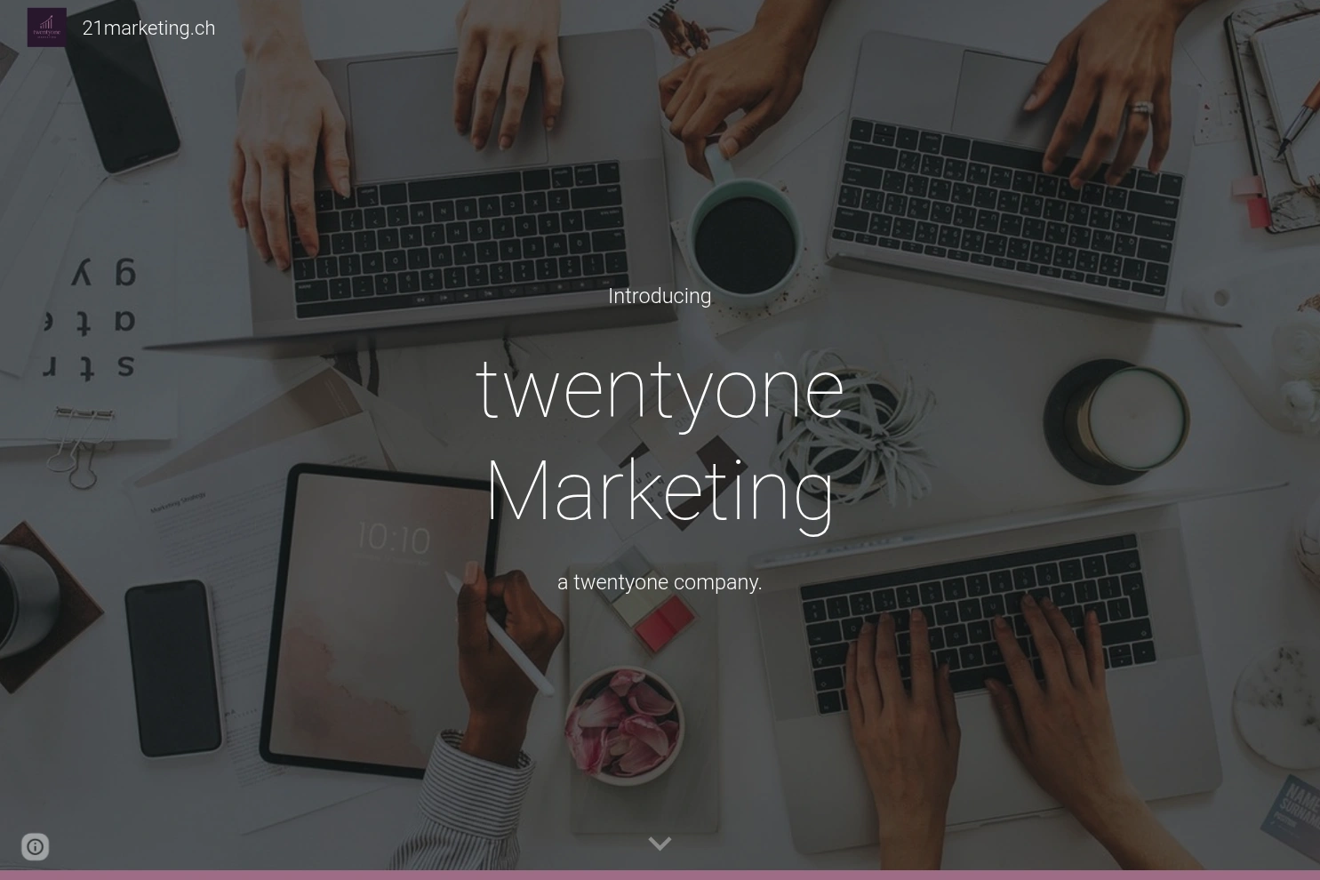 Preview of twentyone Marketing