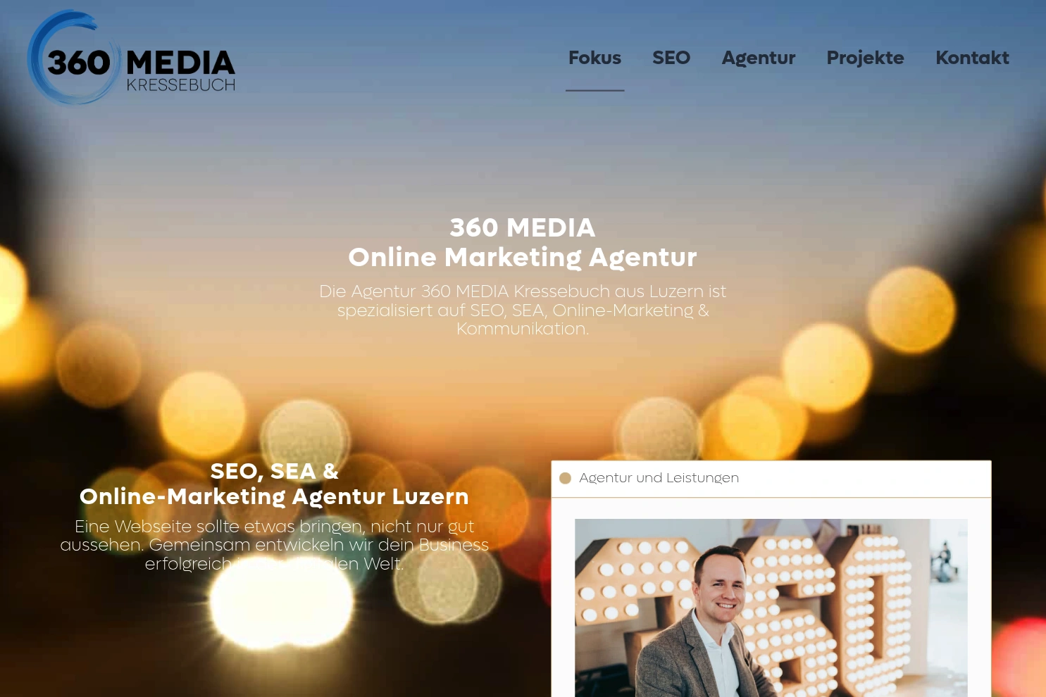Preview of 360 MEDIA Kressebuch | SEO, SEA & Online Marketing Agentur