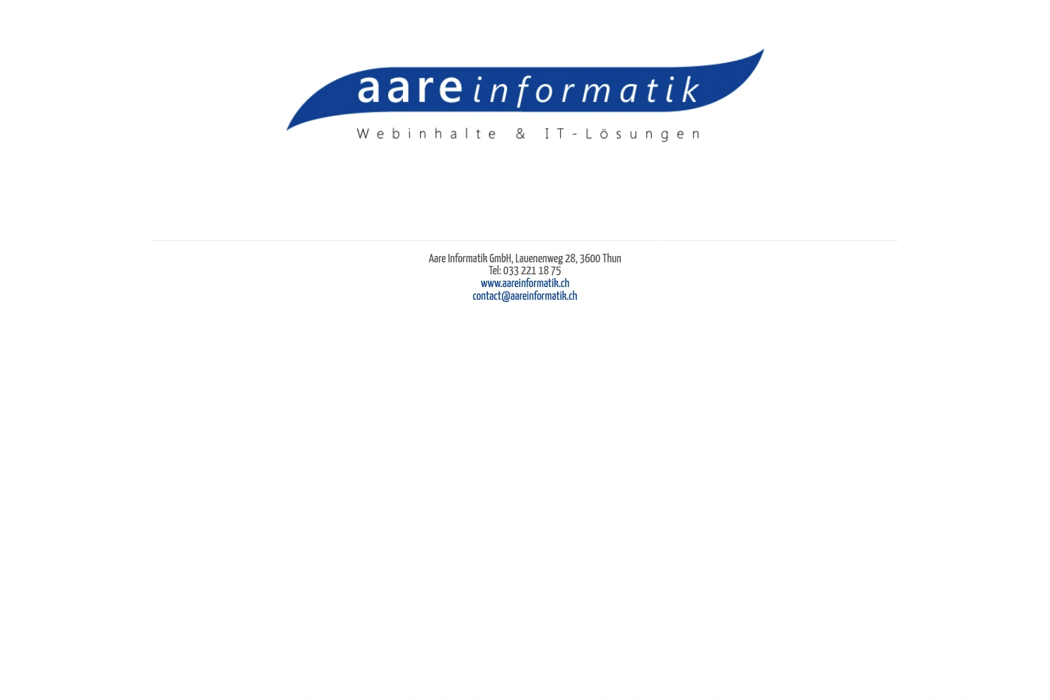 Preview of Aare Informatik GmbH