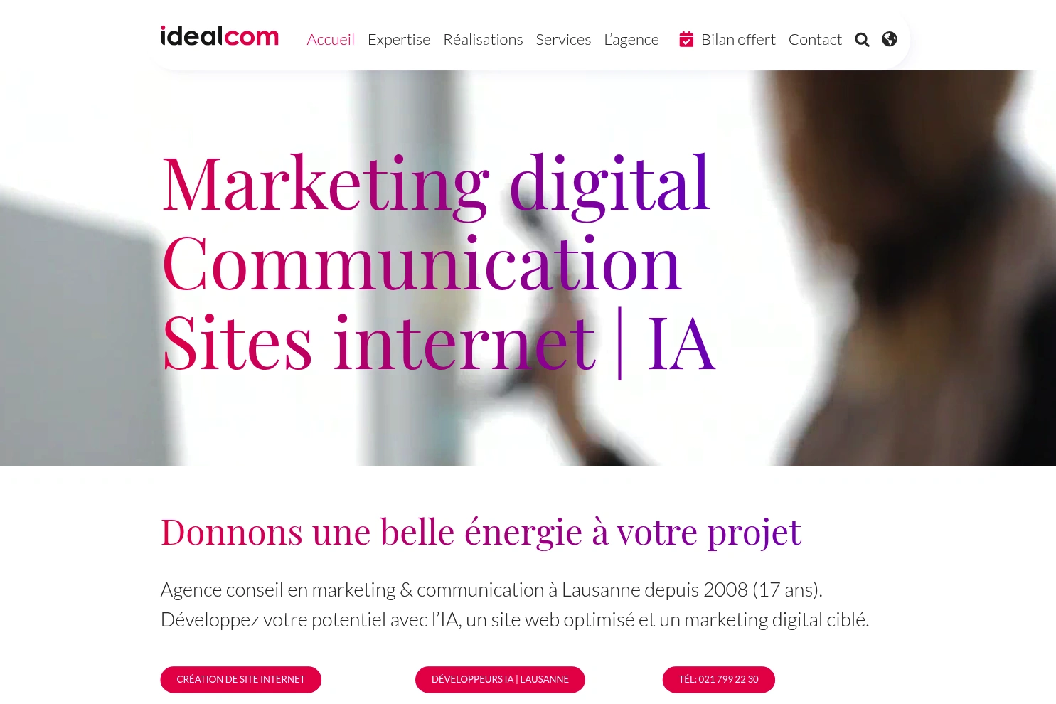Preview of Agence de communication Idealcom