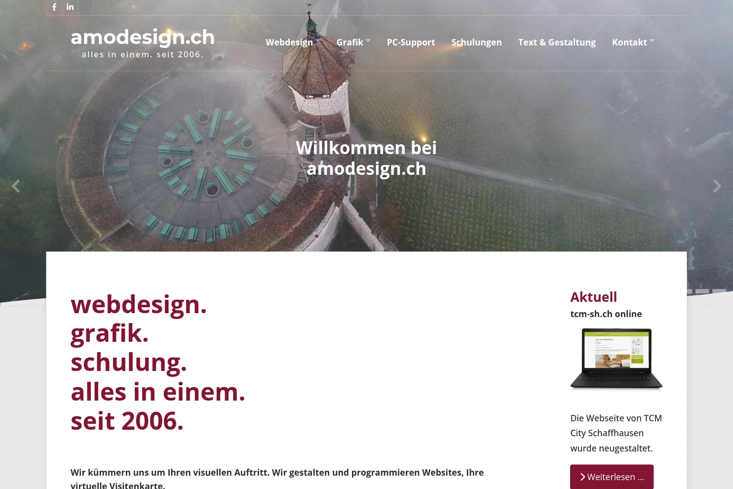 Preview of amodesign.ch