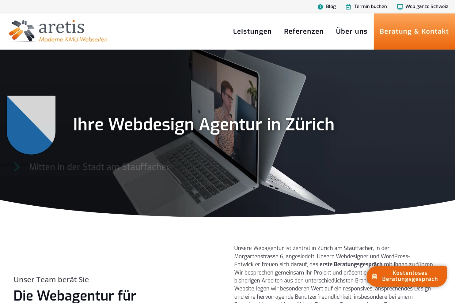 Preview of aretis Webagentur