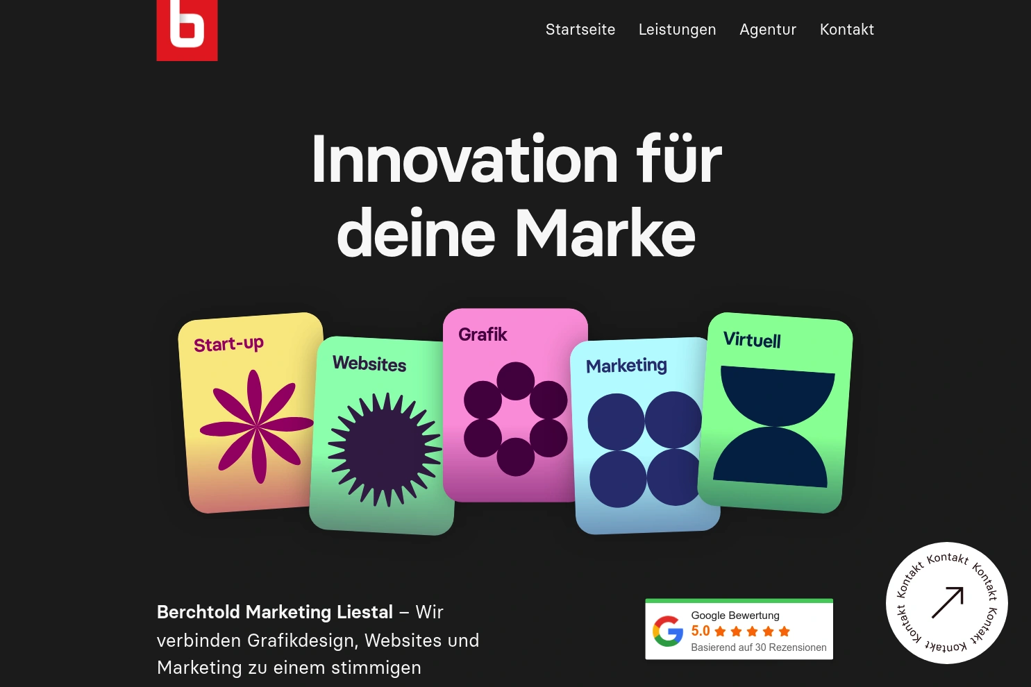 Preview of Berchtold Marketing GmbH – Kreativagentur für Grafik & Webdesign