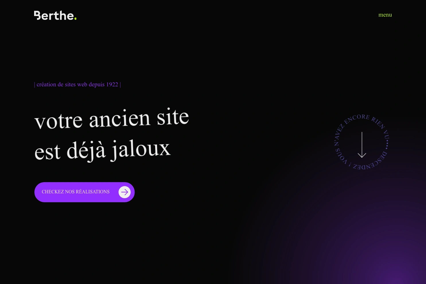 Preview of Berthe - Studio web