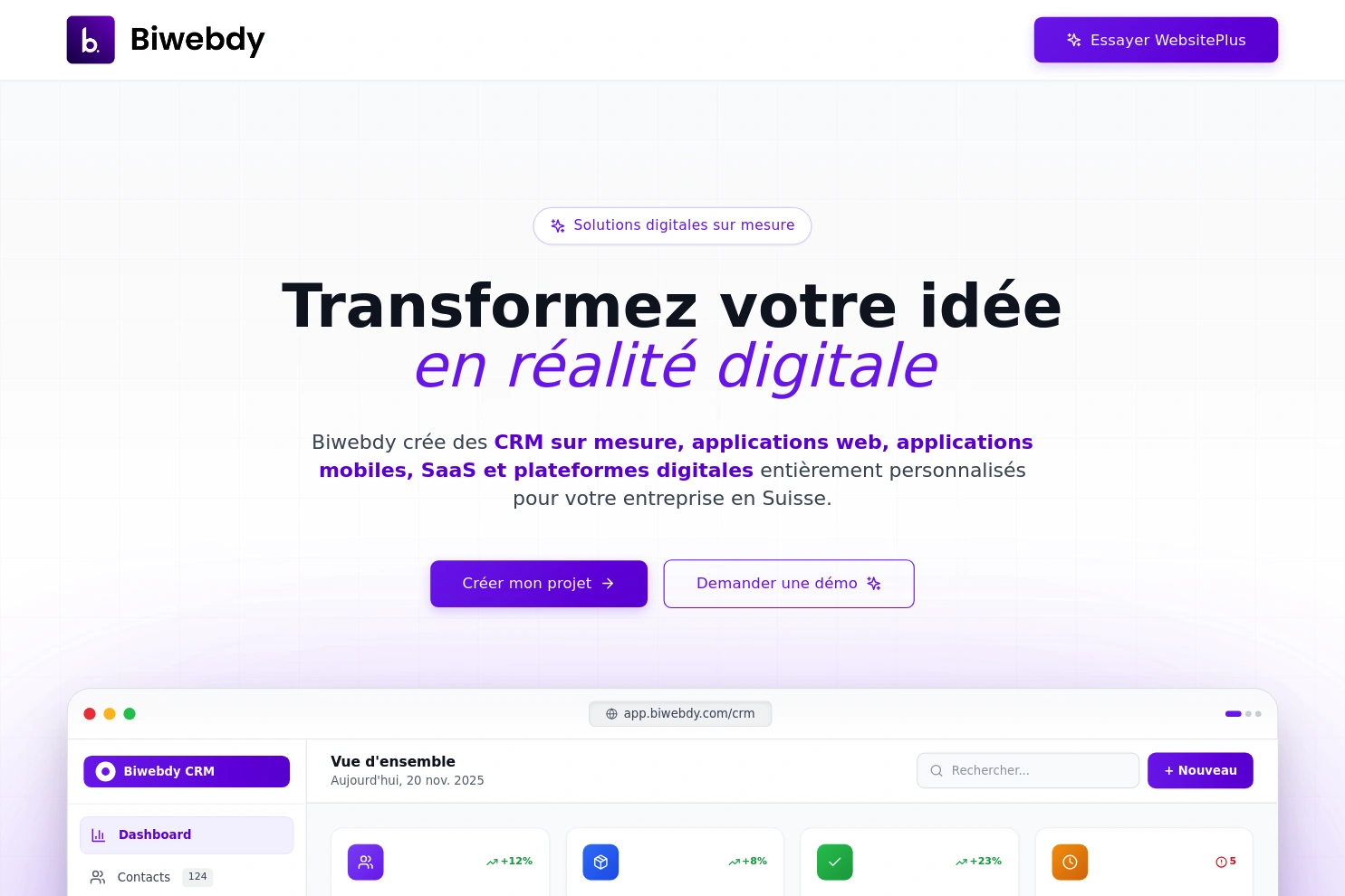 Preview of Biwebdy - Votre partenaire digital 360°