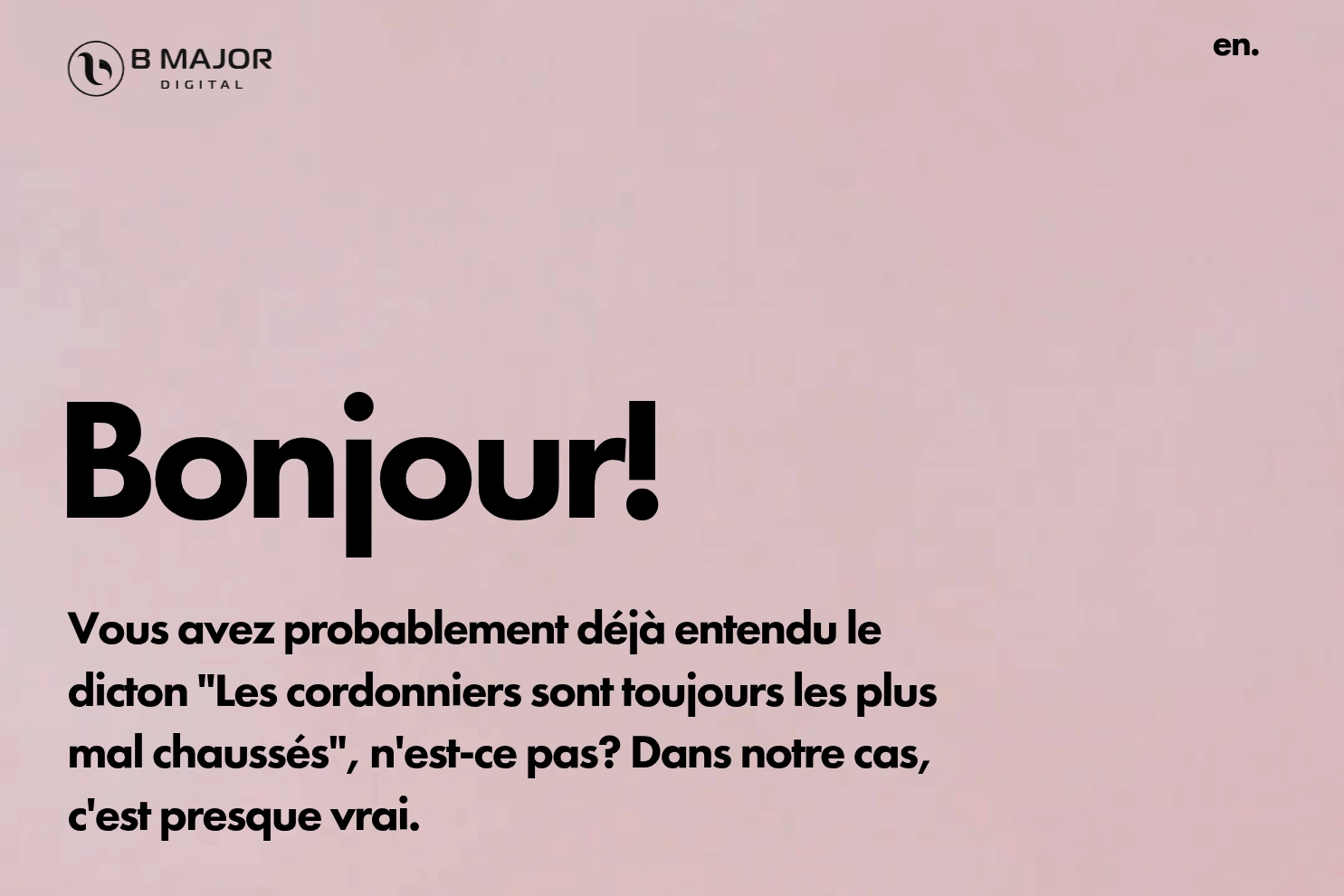 Preview of Agence B Major Digital