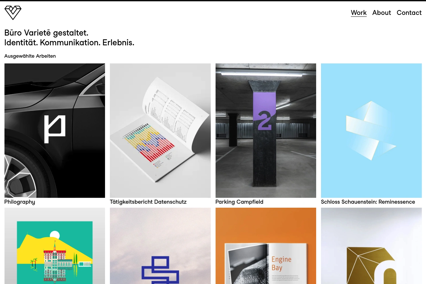 Preview of Būro Varietē · Visuelle Identität für Marken, Raum & Kommunikation