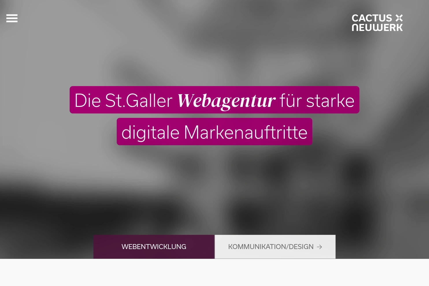 Preview of Cactus AG Agentur für Gestaltung und Kommunikation