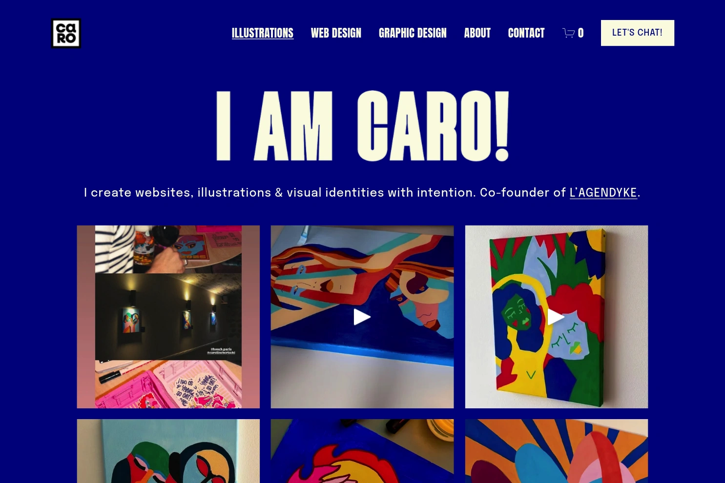 Preview of Caroline Bertschi Illustrator and Web Designer