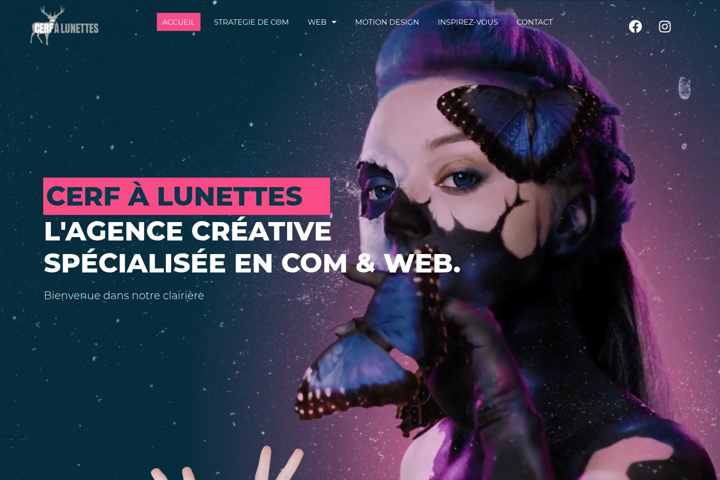 Preview of Cerf à Lunettes - Agence Com & Web - Une marque de Digital Solutions SA