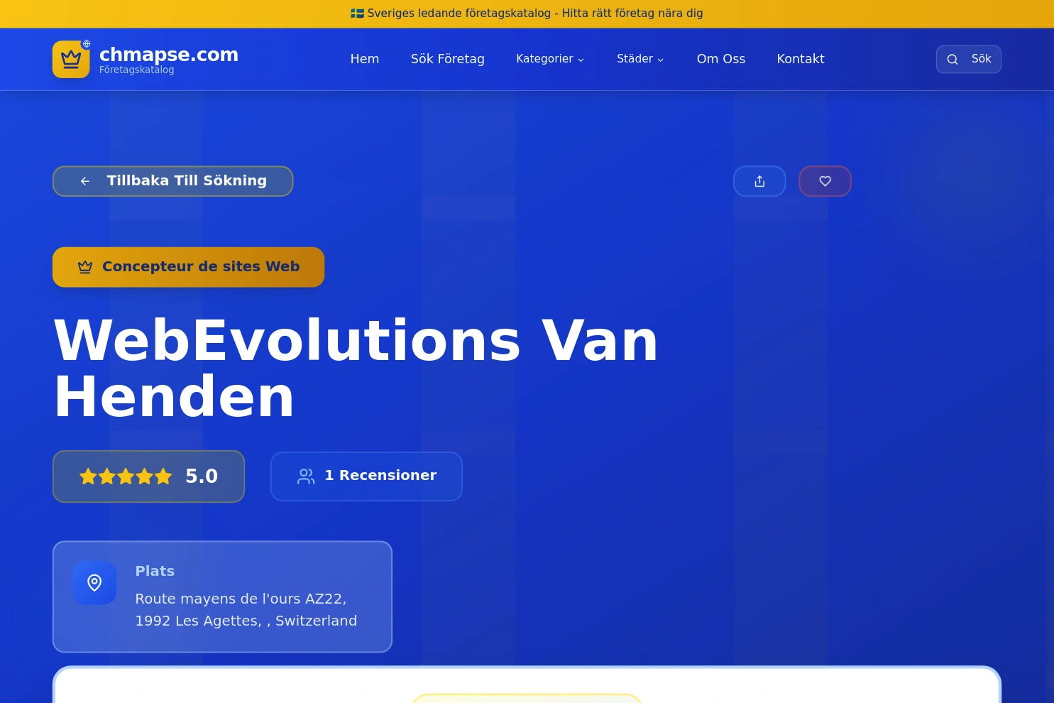 Preview of WebEvolutions Van Henden