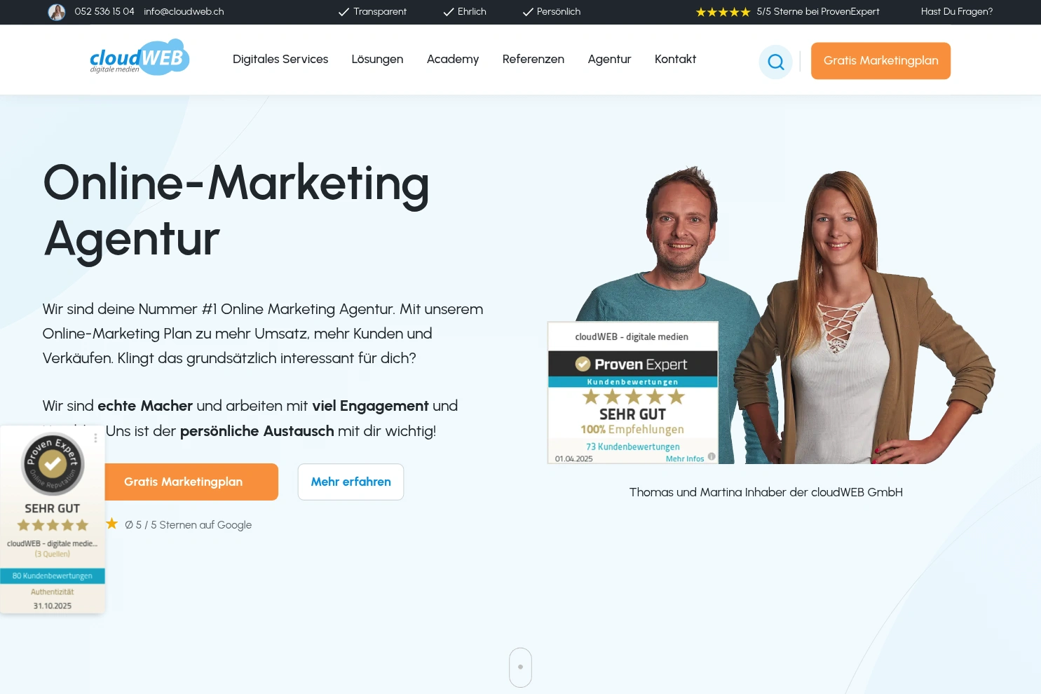 Preview of cloudWEB GmbH