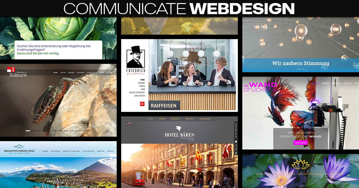 Preview of COMMUNICATE Webdesign