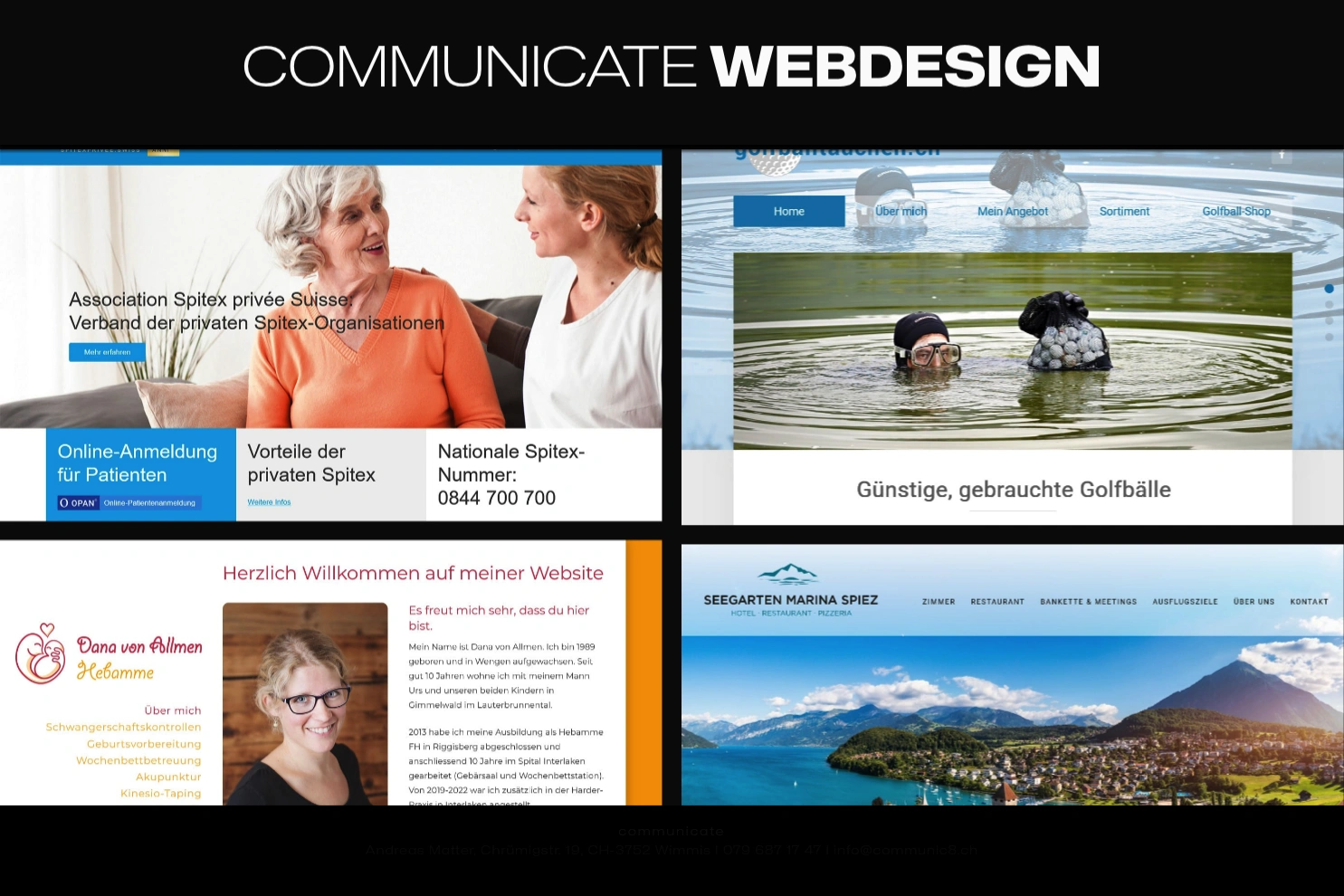 Preview of COMMUNICATE Webdesign