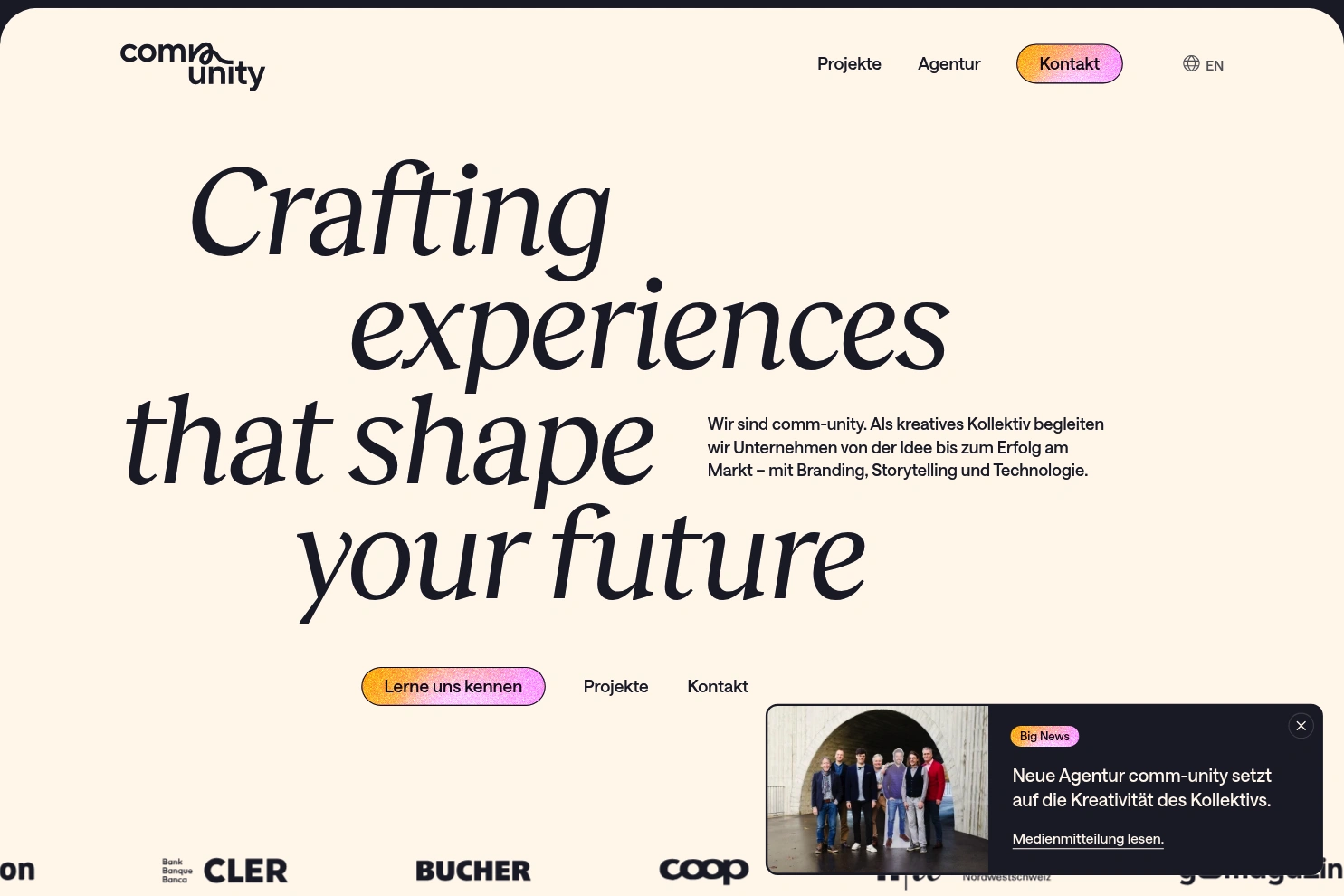 Preview of comm-unity creative collective AG