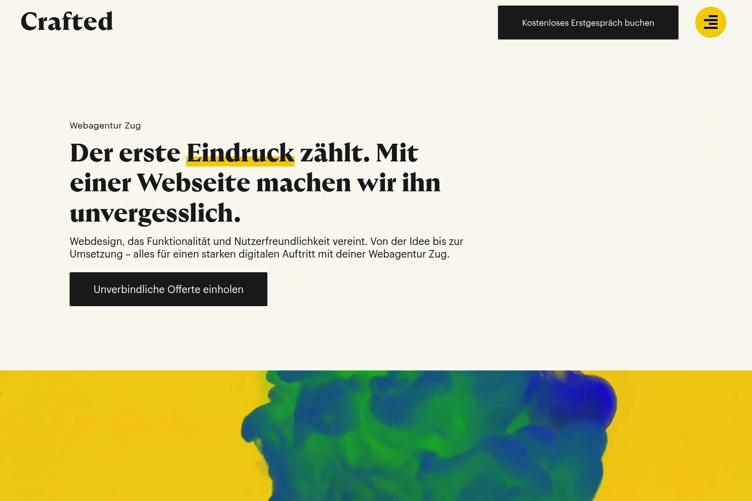 Preview of Crafted Webstudio