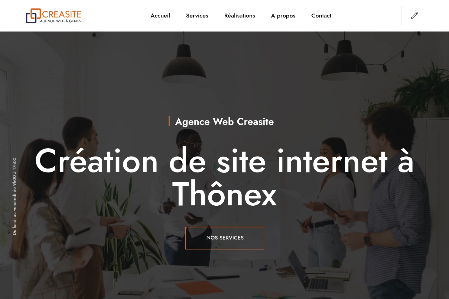 Preview of Agence Web Creasite