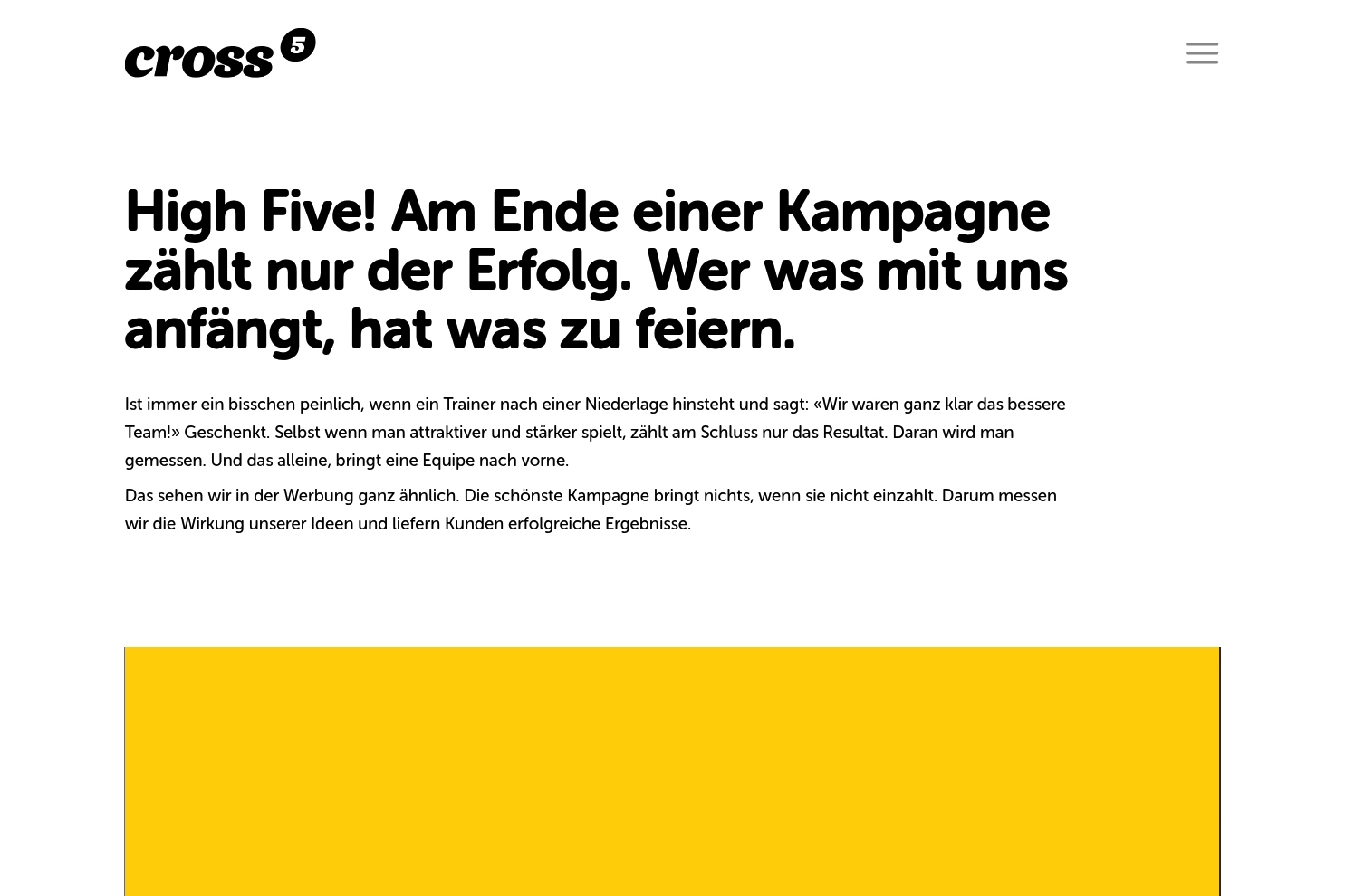 Preview of Crossfive Werbeagentur GmbH