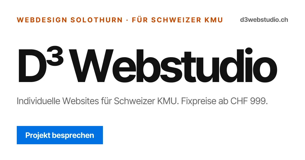 Vorschau von D³ Webstudio