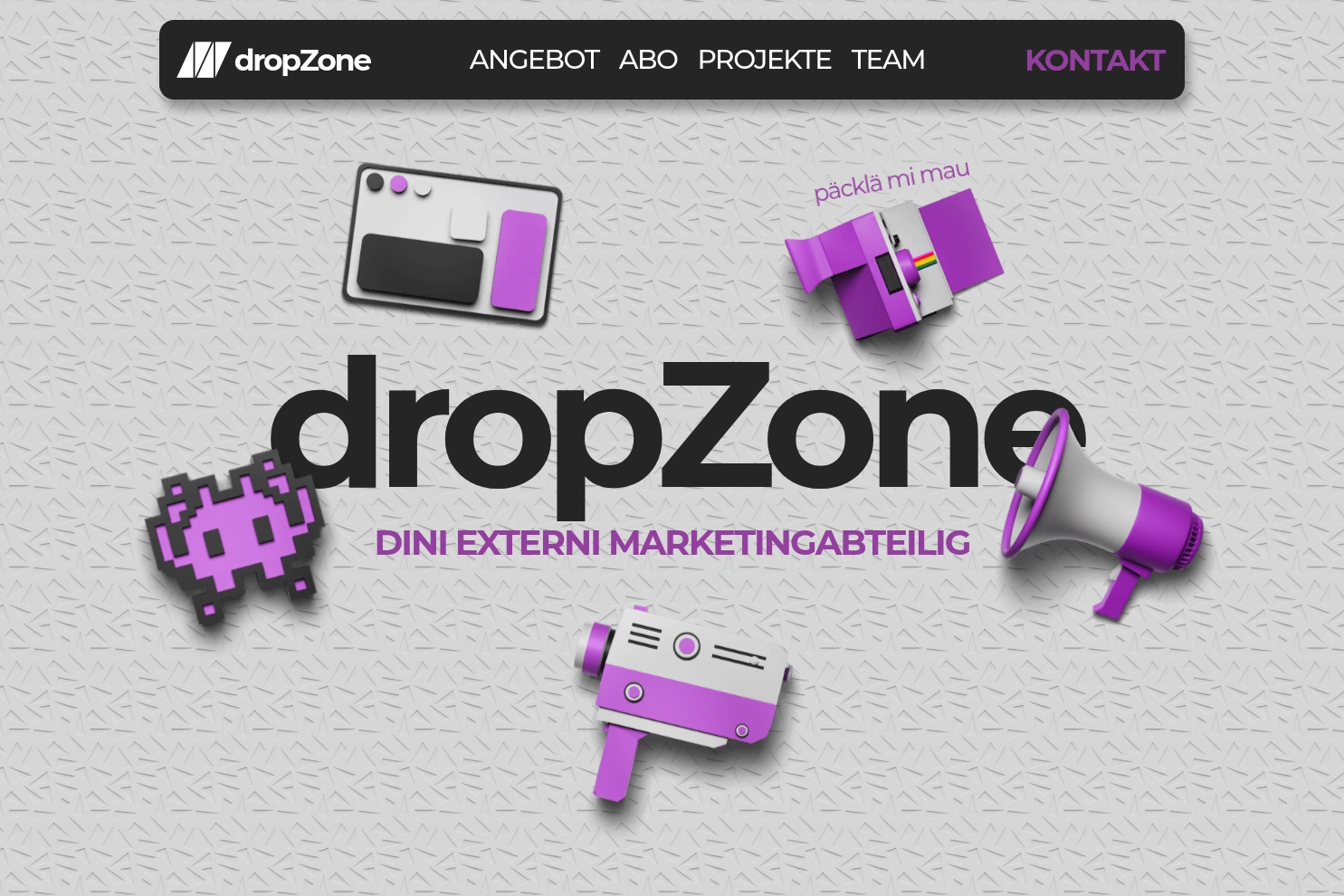 Preview of dropZone