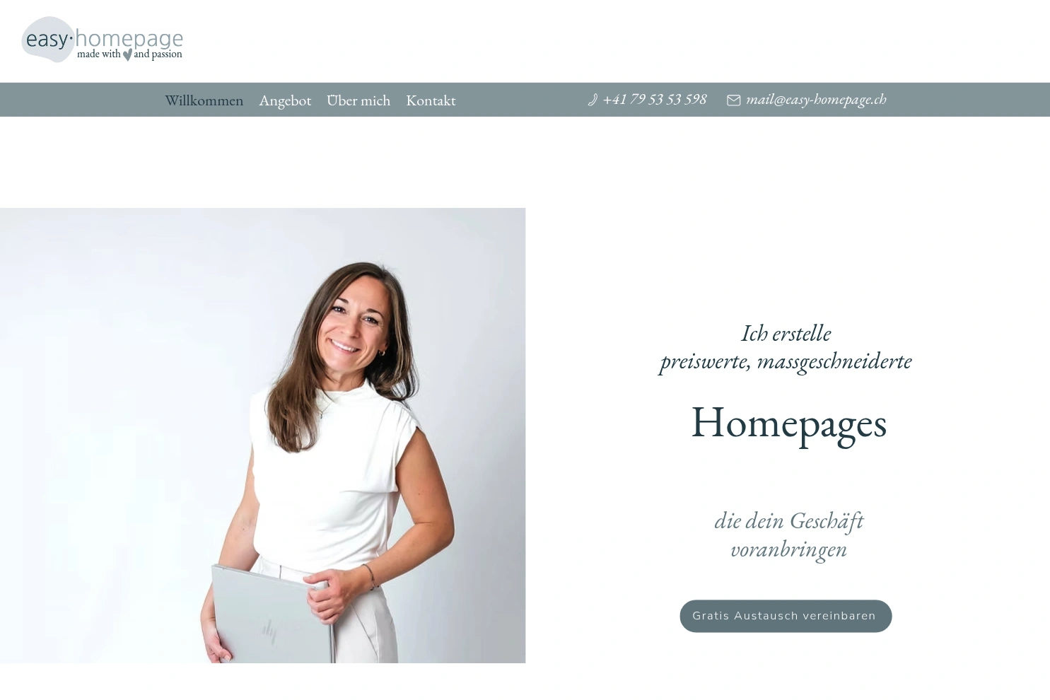 Preview of Easy homepage