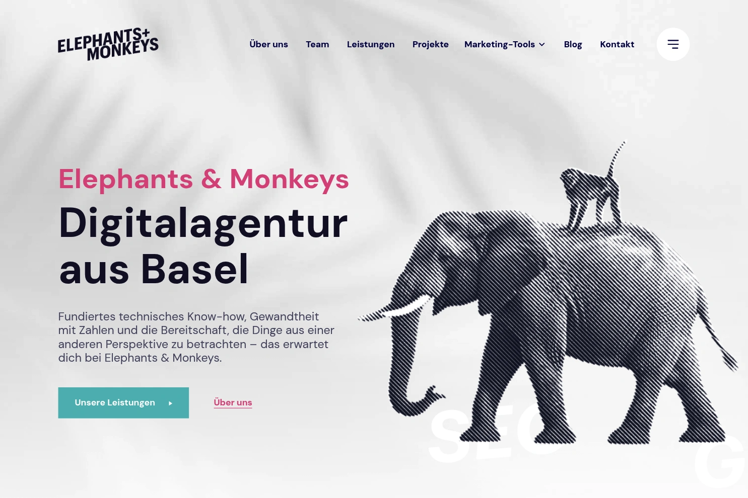 Preview of Elephants & Monkeys I Digital- und KI-Agentur aus Basel