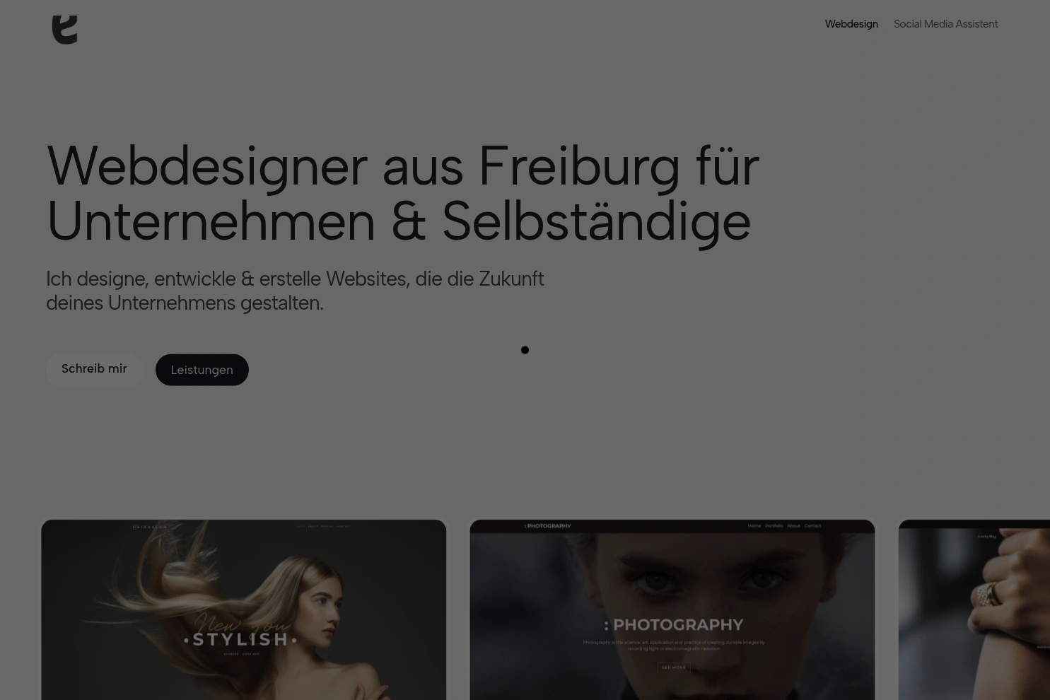 Preview of ENWESO - Webdesign & Social Media Freelancer Freiburg