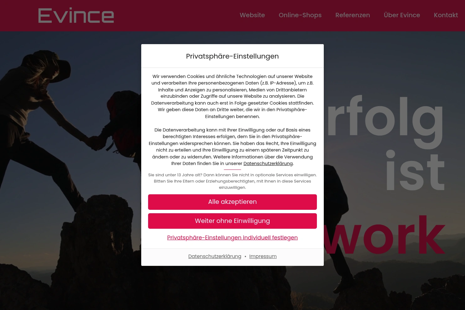 Preview of Evince Websolutions Halbeisen
