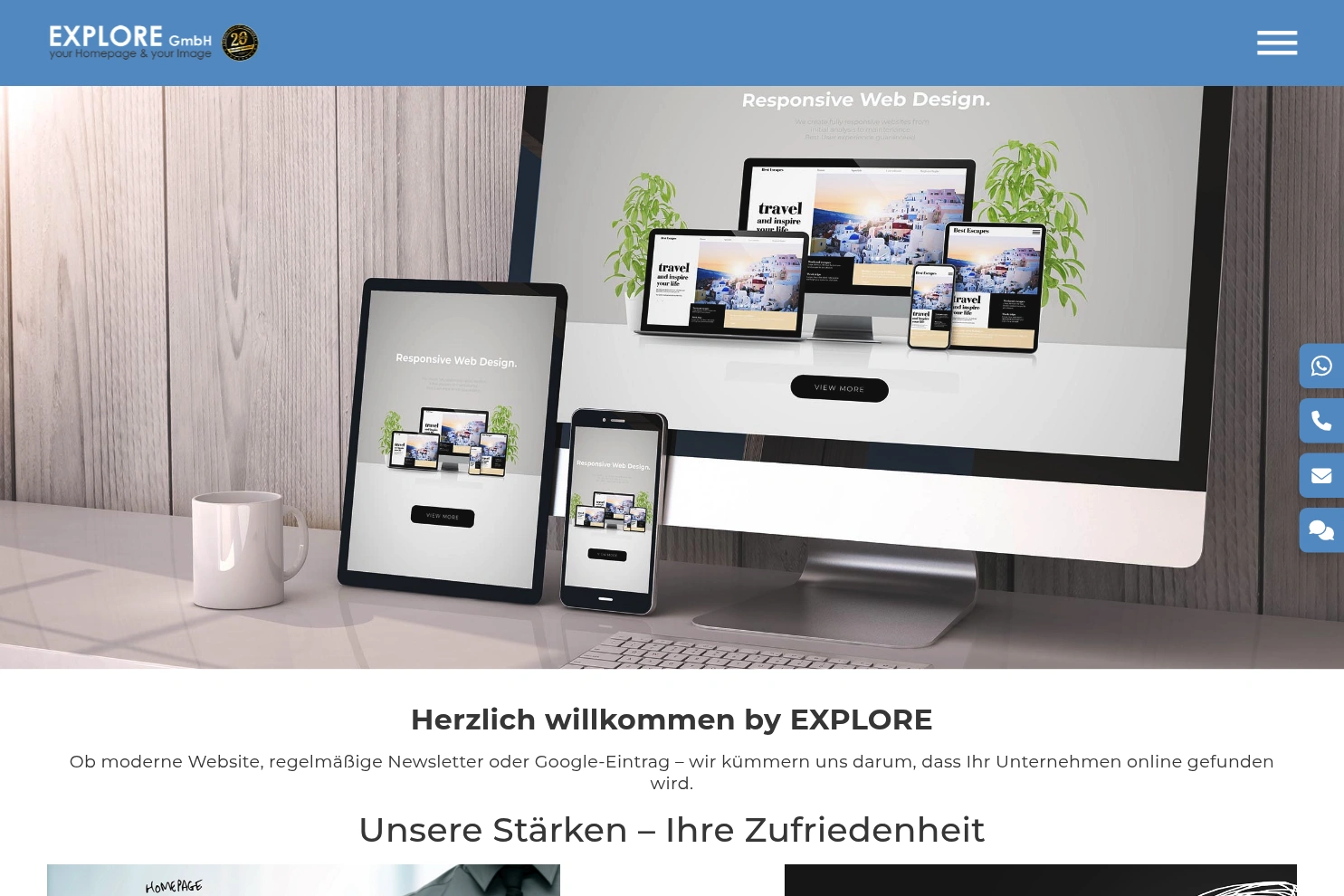Preview of EXPLORE GmbH - WebDesign | Online Marketing | Website Aktualisierung,