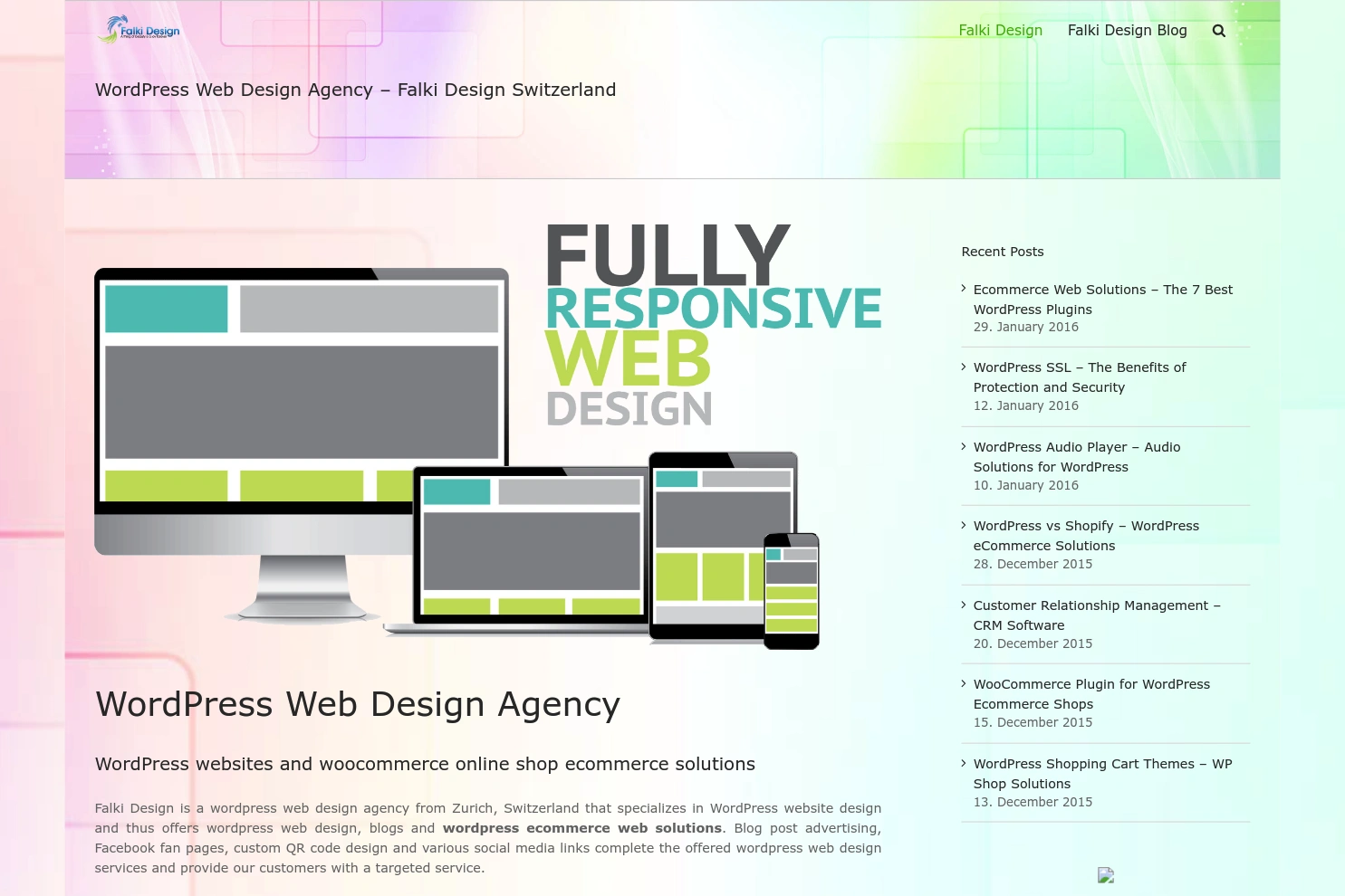 Preview of Falki Design Webagentur