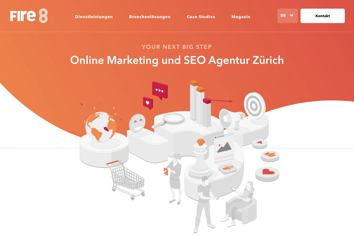 Preview of Fire8 | Online Marketing und SEO Agentur Zürich