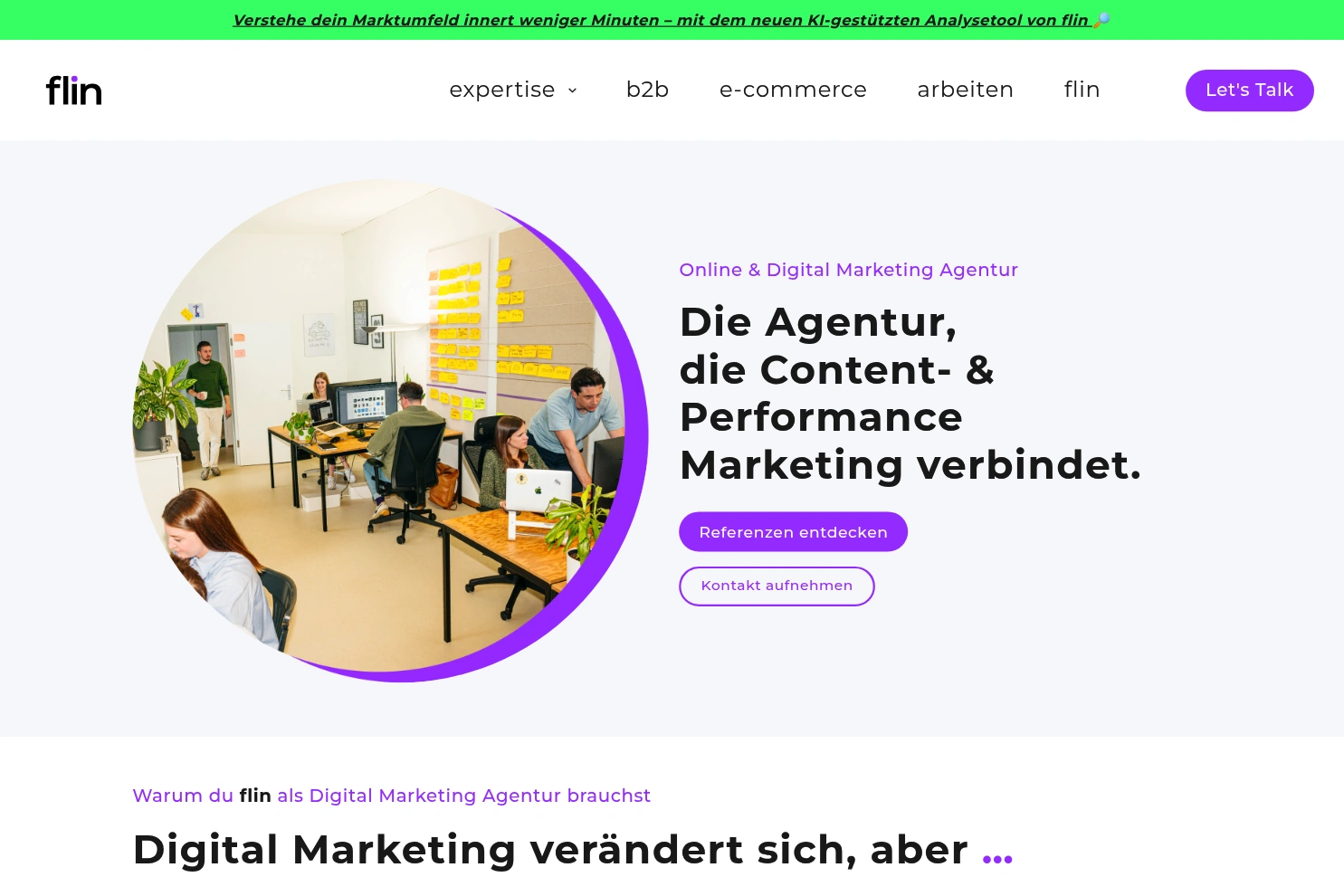 Preview of flin agency - Digital Marketing Agentur