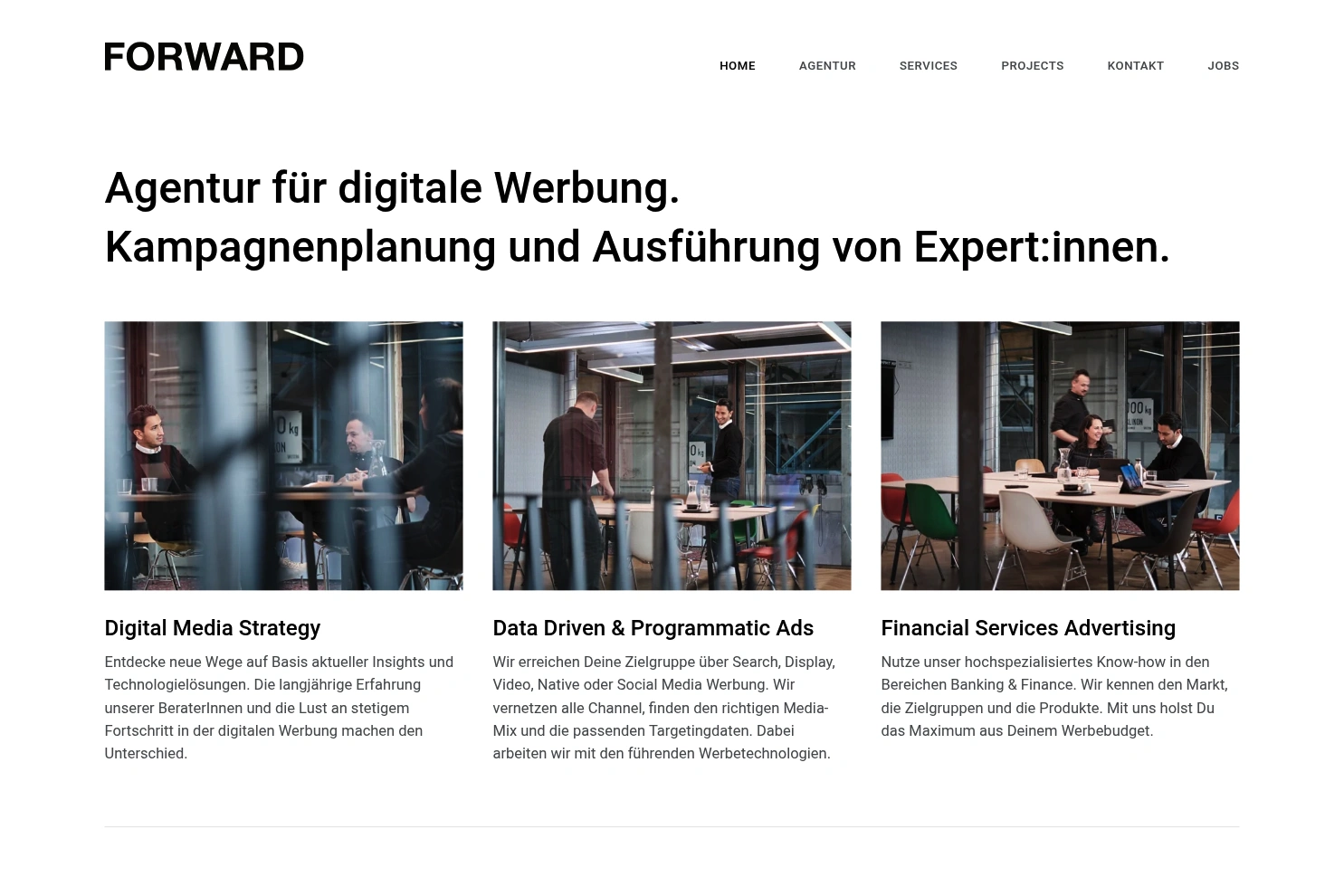 Preview of Forward Advertising AG