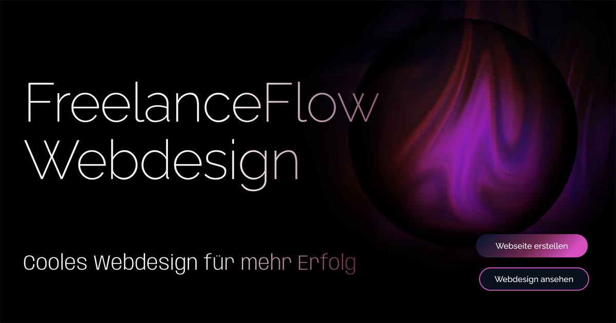 Preview of FreelanceFlow Schweiz Webdesign