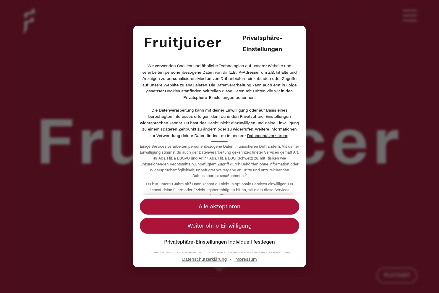 Preview of Fruitjuicer AG