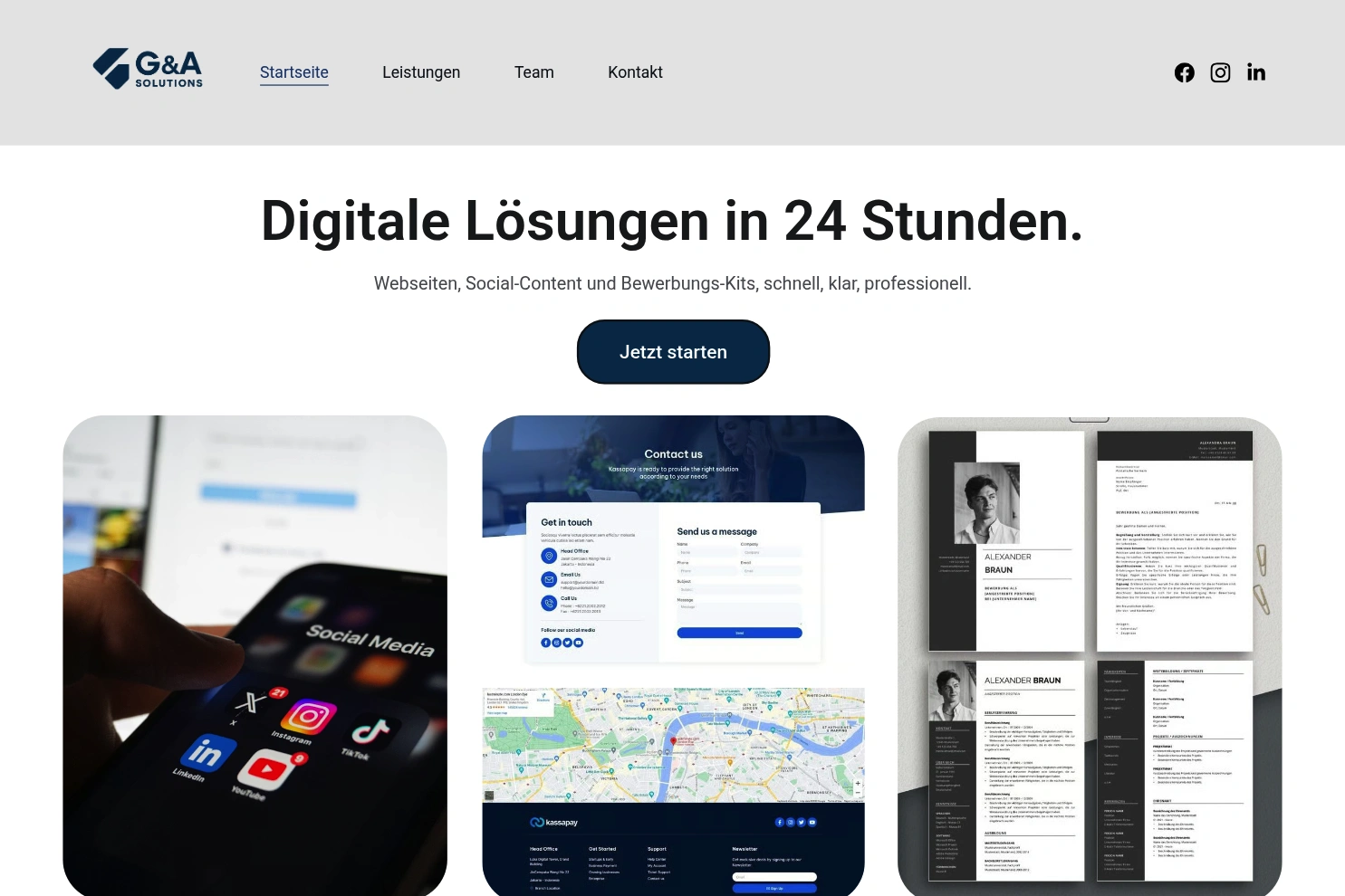 Preview of G&A Solutions