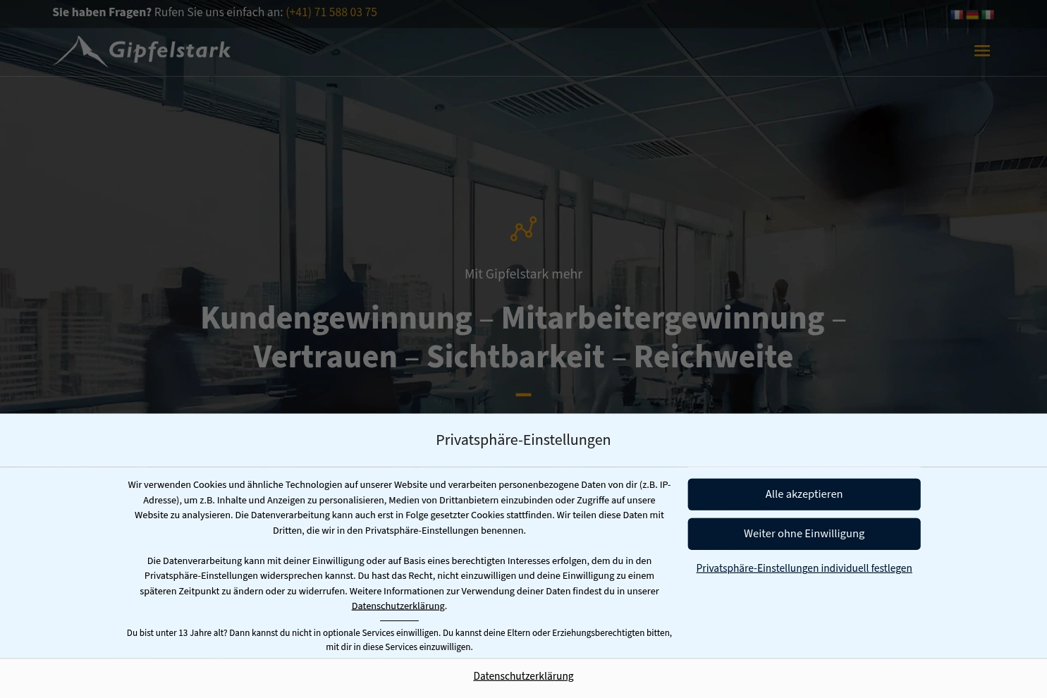 Preview of Gipfelstark GmbH | Online Marketing Agentur