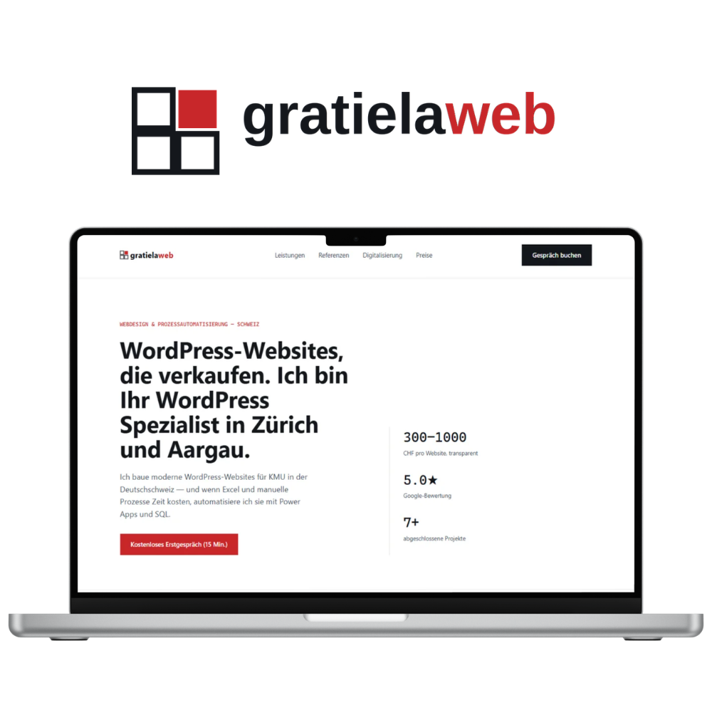 Vorschau von Freiberufliches webdesign in Zürich