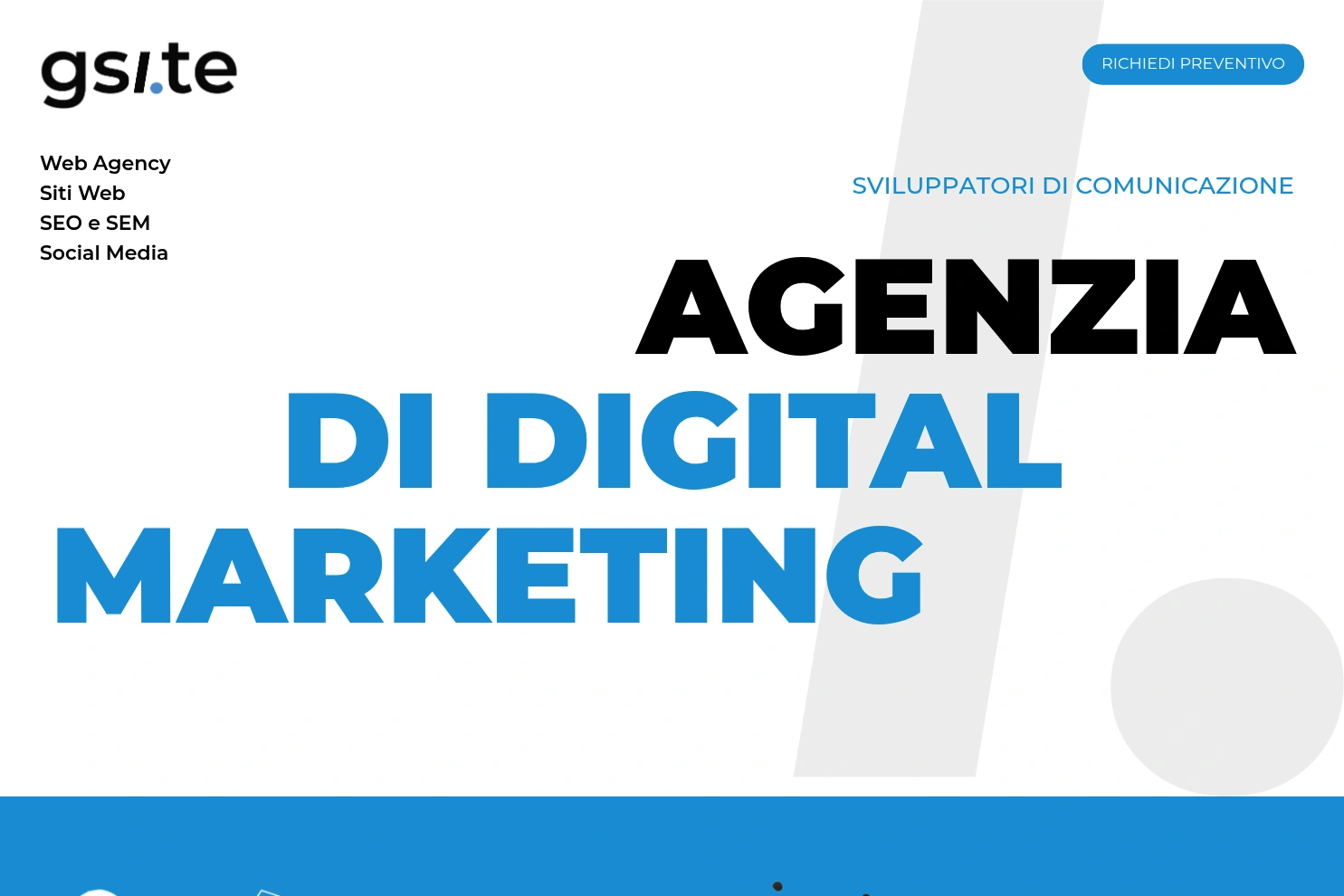 Preview of GSite | web agency | Siti Web, SEO e Social