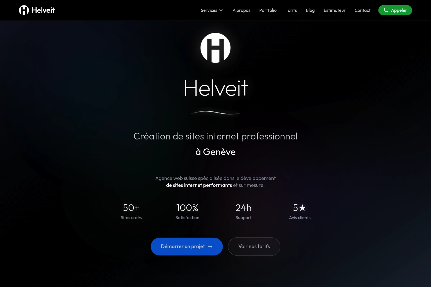 Preview of Helveit 💻 - Création de site internet Genève