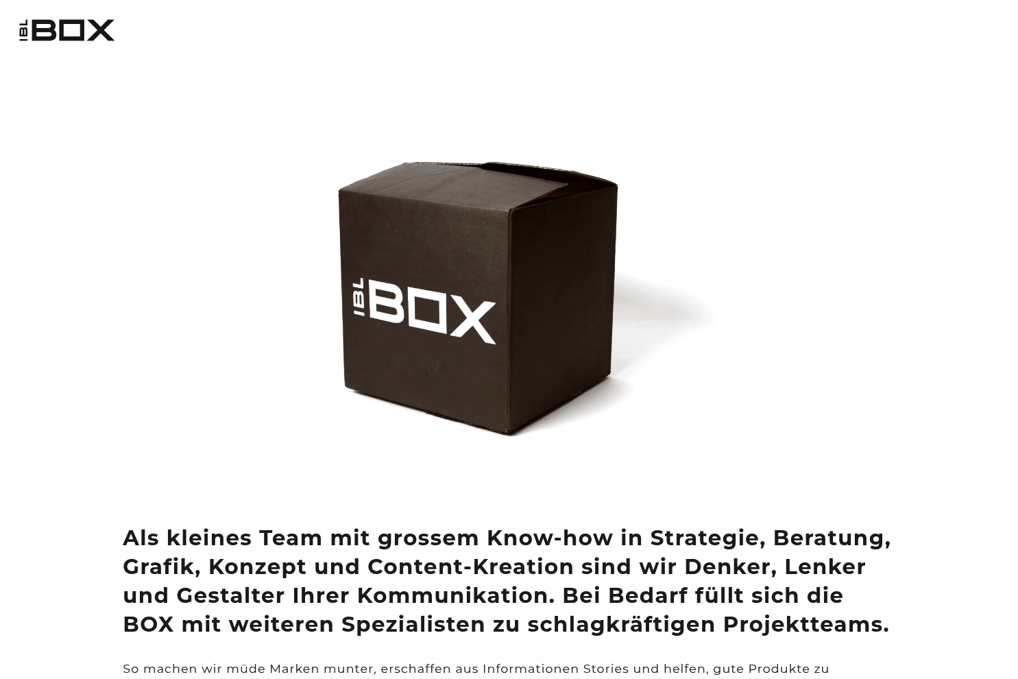 Preview of ibl BOX ag | kommunikation und Design