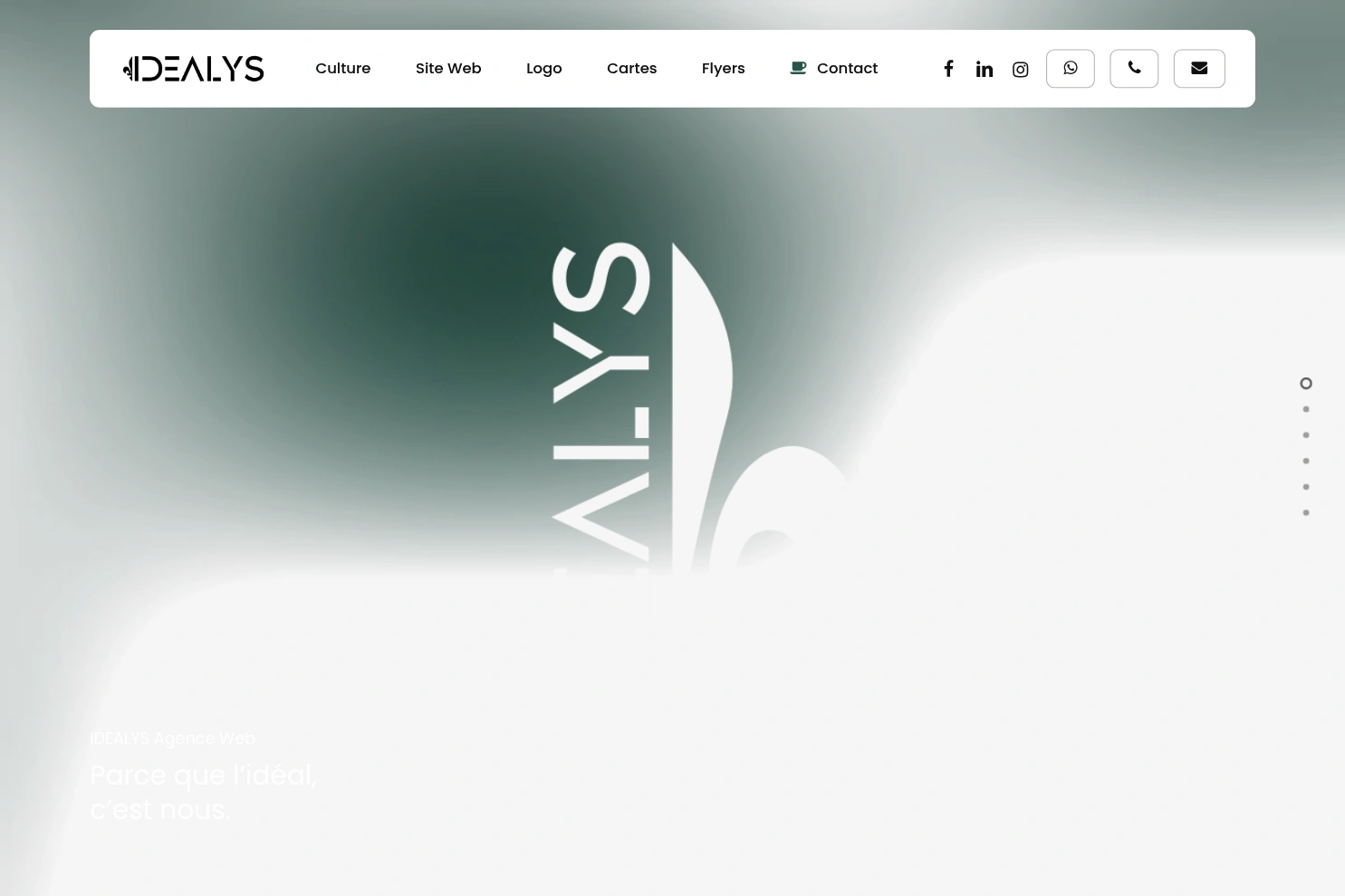 Preview of IDEALYS - Agence Web