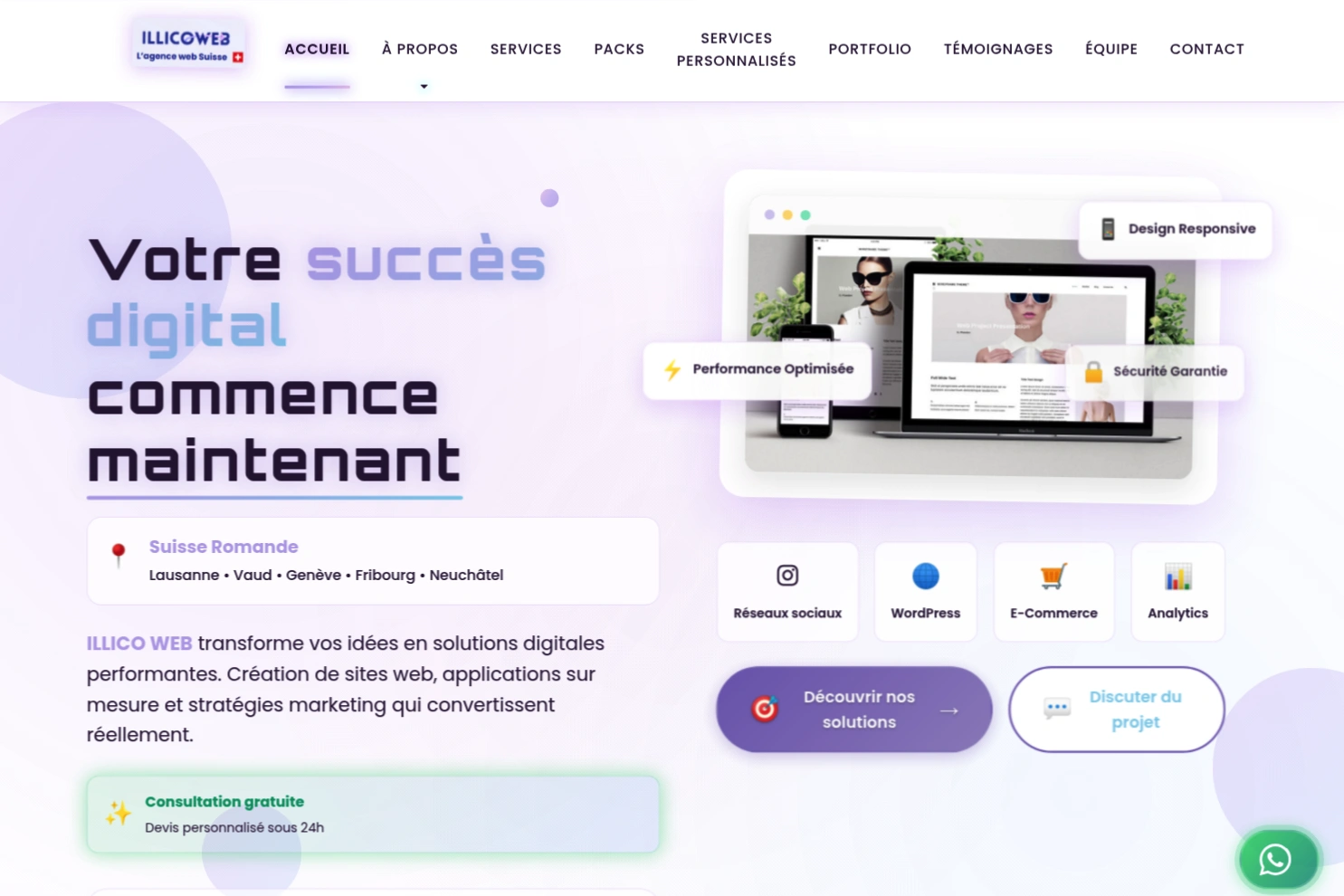 Preview of Illico Web