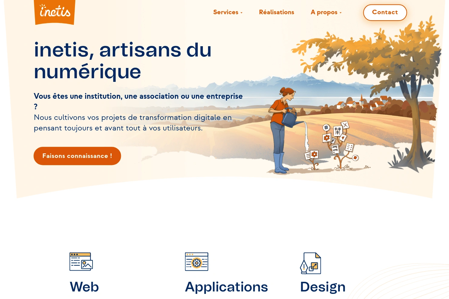 Preview of inetis SA, artisans du numérique