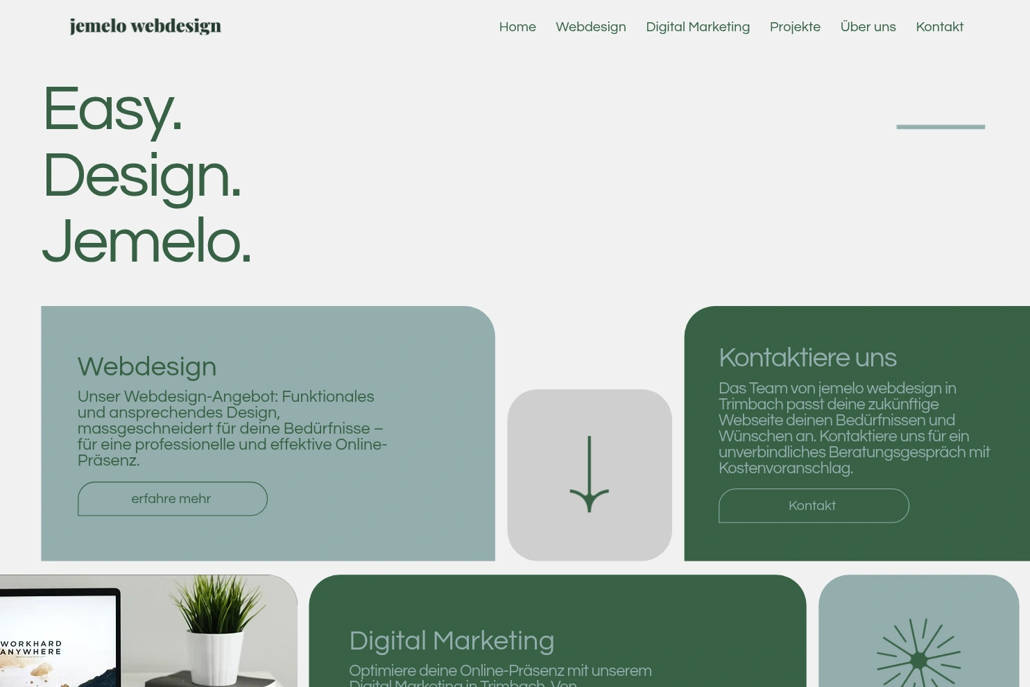 Preview of jemelo webdesign