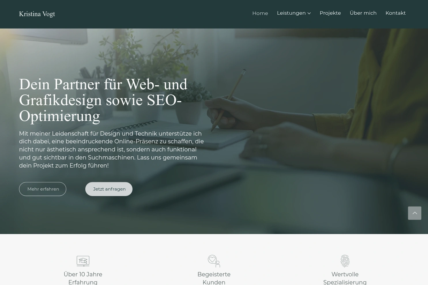 Preview of Kristina Vogt | Web- und Grafikdesign & SEO-Optimierung