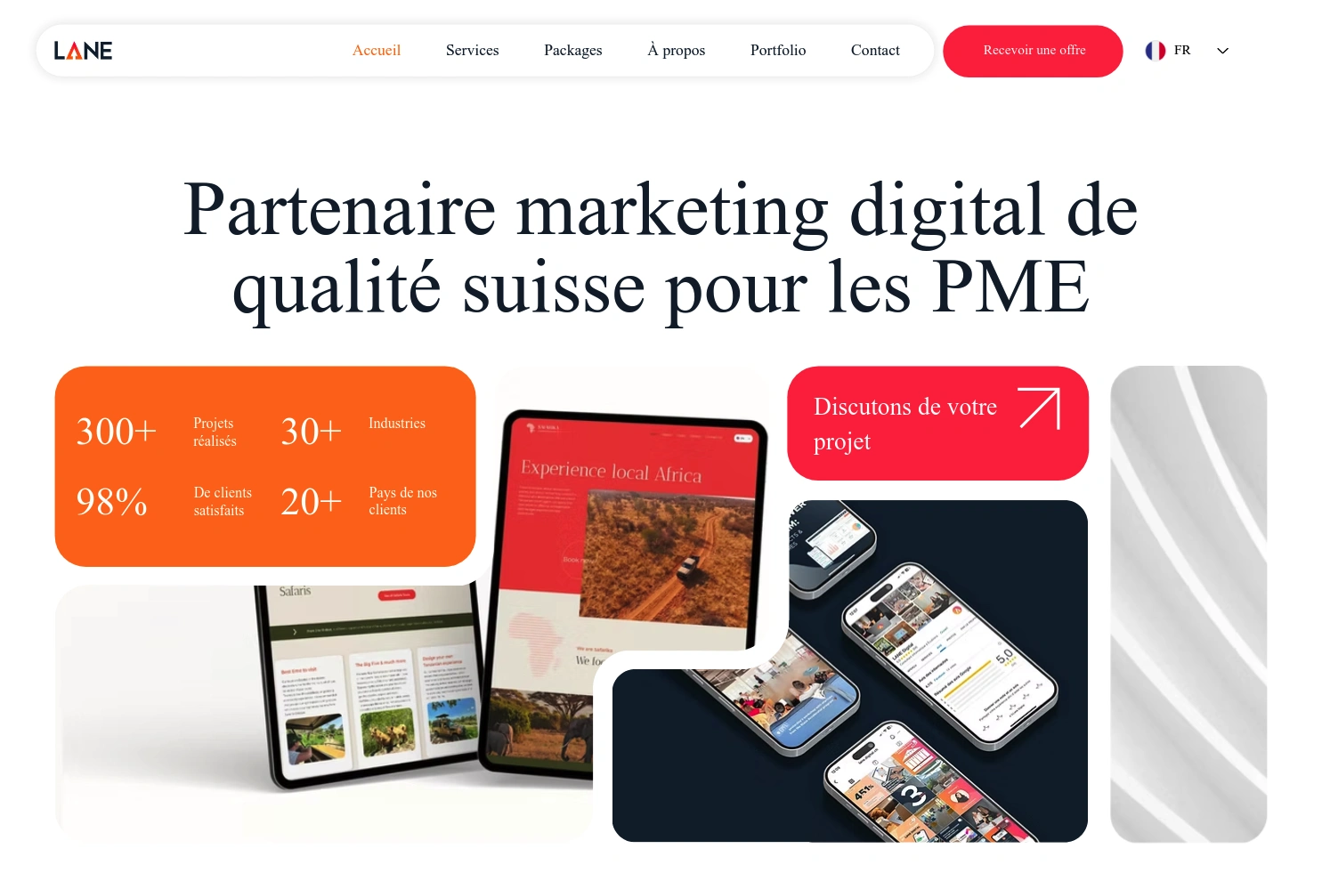 Preview of LANE Digital - Marketing, Design, Web | Agence suisse