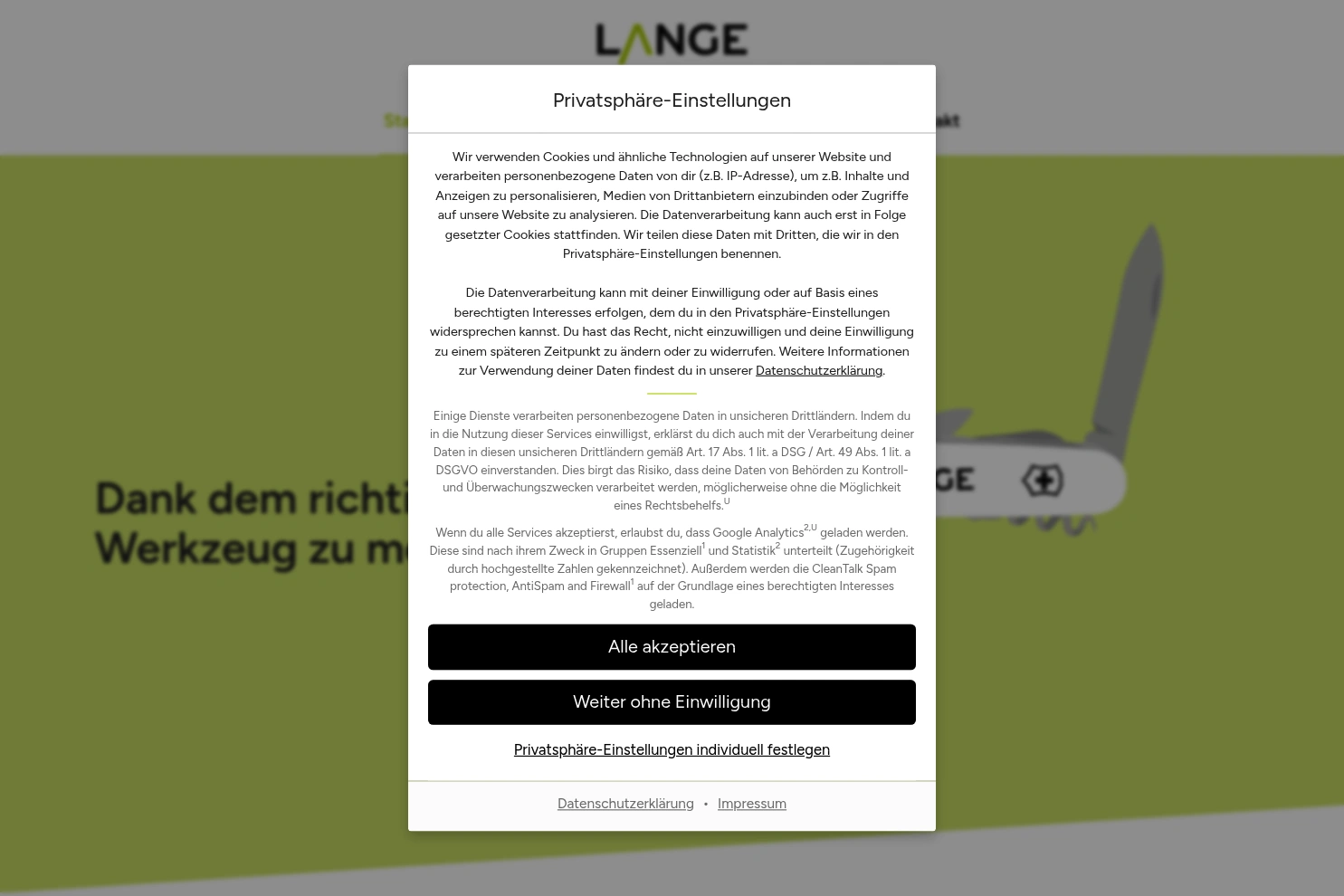 Preview of LANGE Agentur GmbH / Marketing für KMUs