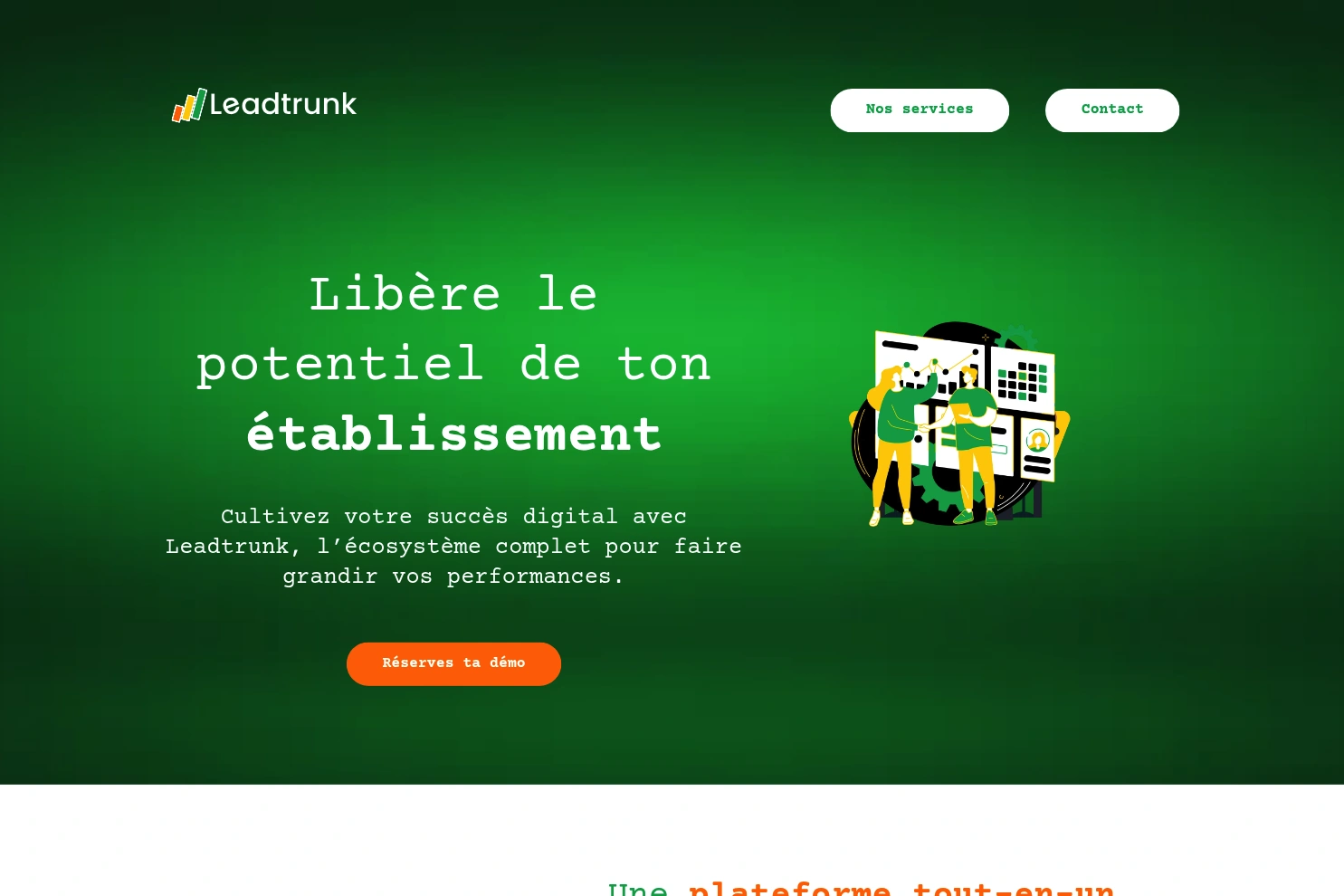 Preview of Leadtrunk - Agence web et marketing digital 360°