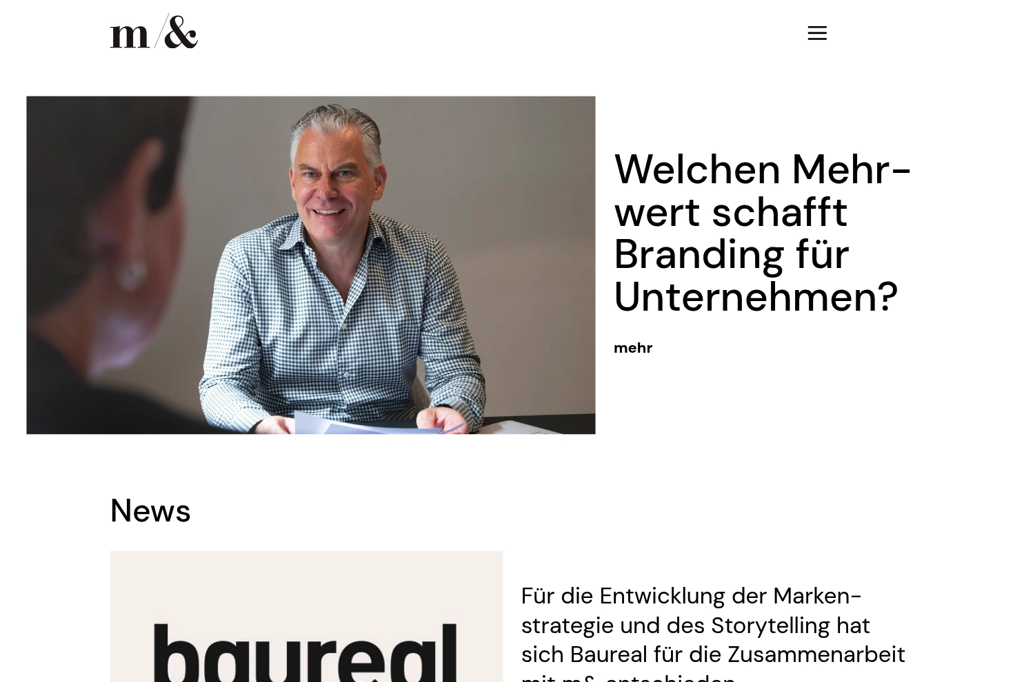 Preview of m-und AG Brandingagentur | m/&